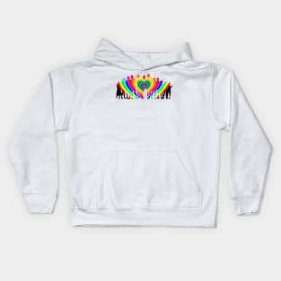 LOVE FOR ALL Design Kids Hoodie